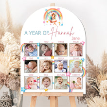 Load image into Gallery viewer, A year of - birthday board - Fairy on a swing