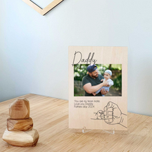 Load image into Gallery viewer, Fathers Day A5 Print Fist Bump - Add your photo + text