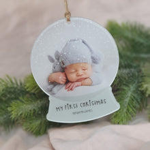 Load image into Gallery viewer, Snow Globe Decoration - Add your own image + text