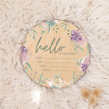 Load image into Gallery viewer, Birth Announcement Plaque - Multiple Designs