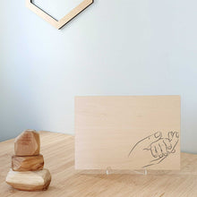 Load image into Gallery viewer, Fathers Day A5 Print Hand in Hand - Add your photo + text