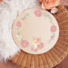 Load image into Gallery viewer, Round Name Plaque - Woodland Animals