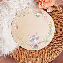 Load image into Gallery viewer, Round Name Plaque - Woodland Animals