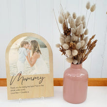 Load image into Gallery viewer, Personalised A5 Arch Print - Add your own photo + text