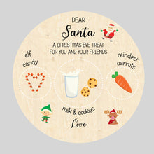 Load image into Gallery viewer, Santa Plate - Round
