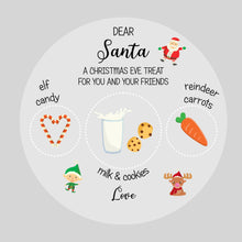 Load image into Gallery viewer, Santa Plate - Round