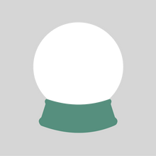 Load image into Gallery viewer, Snow Globe Decoration - White Christmas Scenes + add your own text