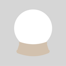 Load image into Gallery viewer, Snow Globe Decoration - White Christmas Scenes + add your own text