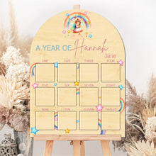 Load image into Gallery viewer, A year of - birthday board - Fairy on a swing
