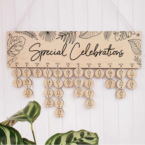 Birthdays and Celebrations - Extra Disc printed