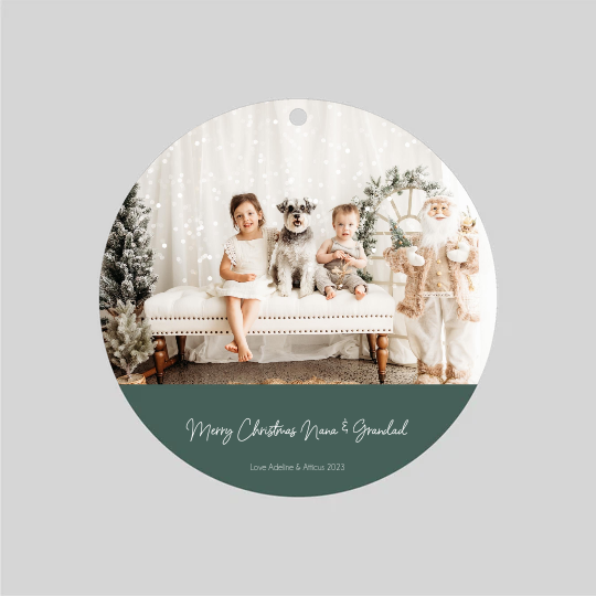 Round Decoration - Add your own image + text