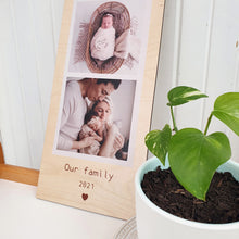 Load image into Gallery viewer, Rectangular Photo Wall Hanging - Add your own photos + text
