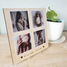 Load image into Gallery viewer, Square Photo Wall Hanging - Add your own photos + text

