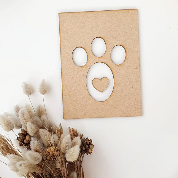 Easter Bunny Footprint Stencil - FREE with any purchase from the Easter Range*
