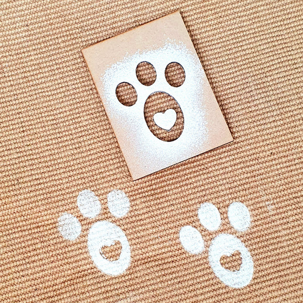 Easter Bunny Footprint Stencil - FREE with any purchase from the Easter Range*