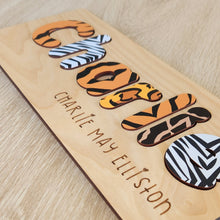 Load image into Gallery viewer, Personalised Name Puzzle - add an etched name or message
