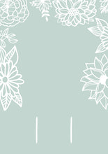 Load image into Gallery viewer, Personalised Birth Announcement Floral
