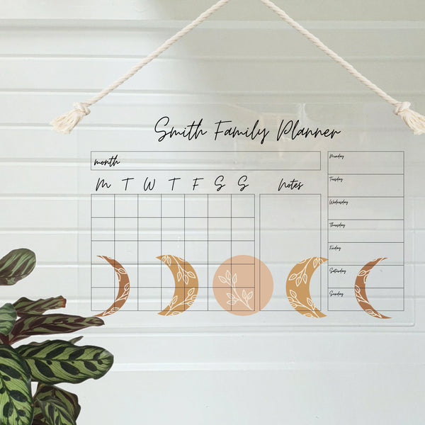 Wall Planner Layout 4 - Lunar