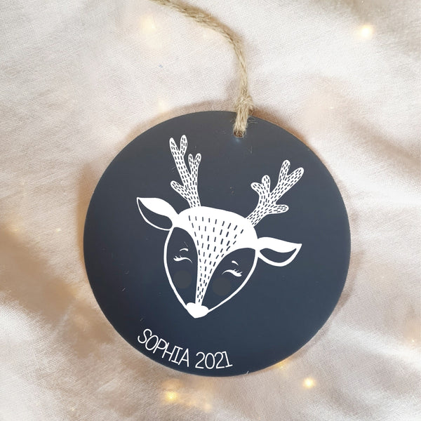 Reindeer Decoration - Add your own text