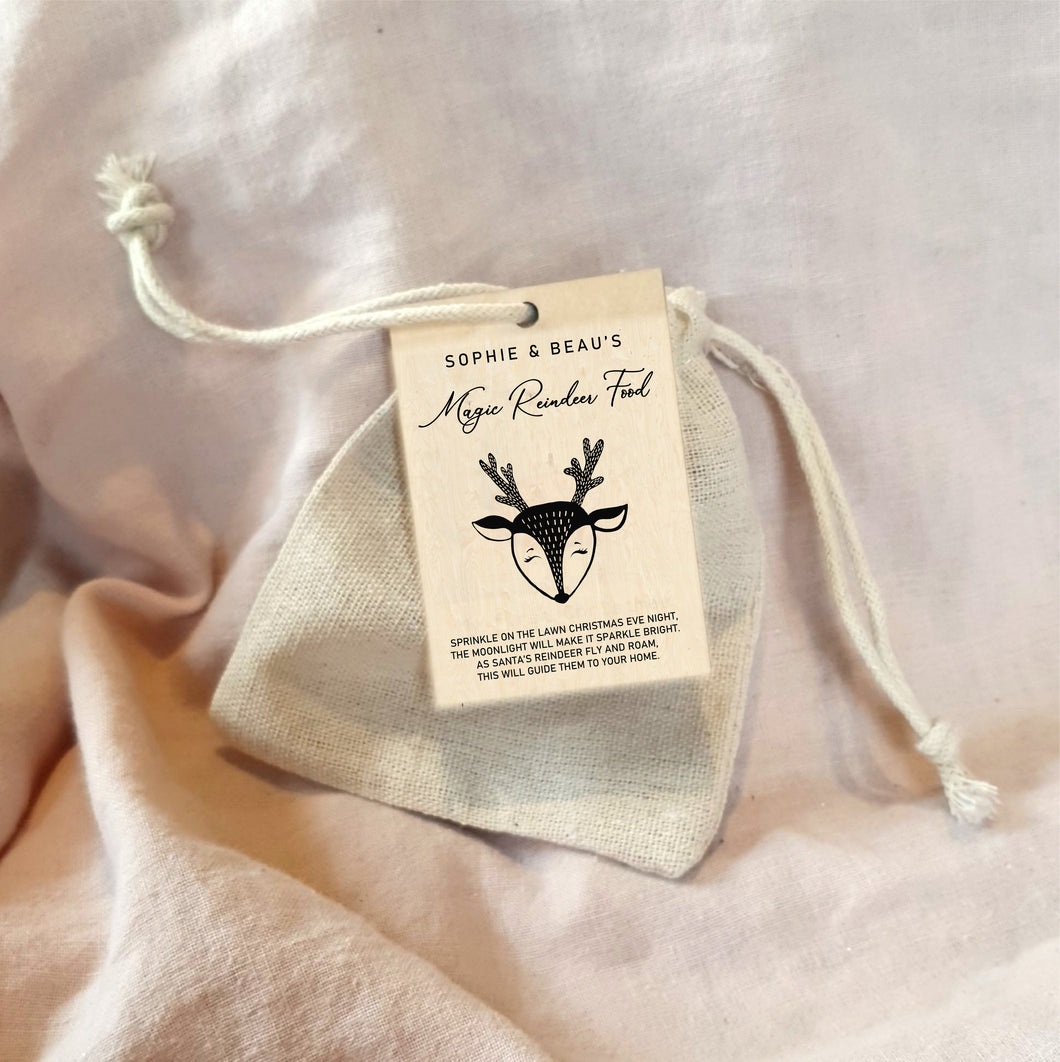 Magic Reindeer Food + Bag - Add name/s
