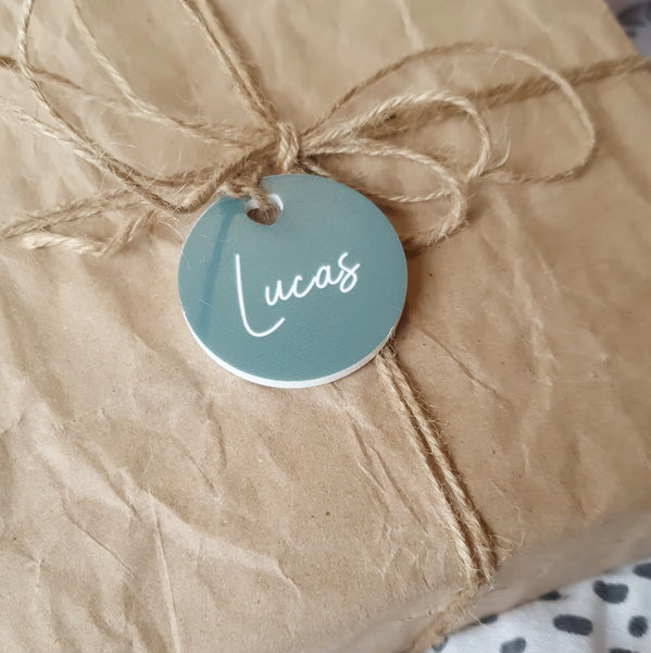 Minimalist Heart Gift Tags - Add a name