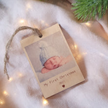 Load image into Gallery viewer, Wooden Rectangular Decoration - Add a photo + text
