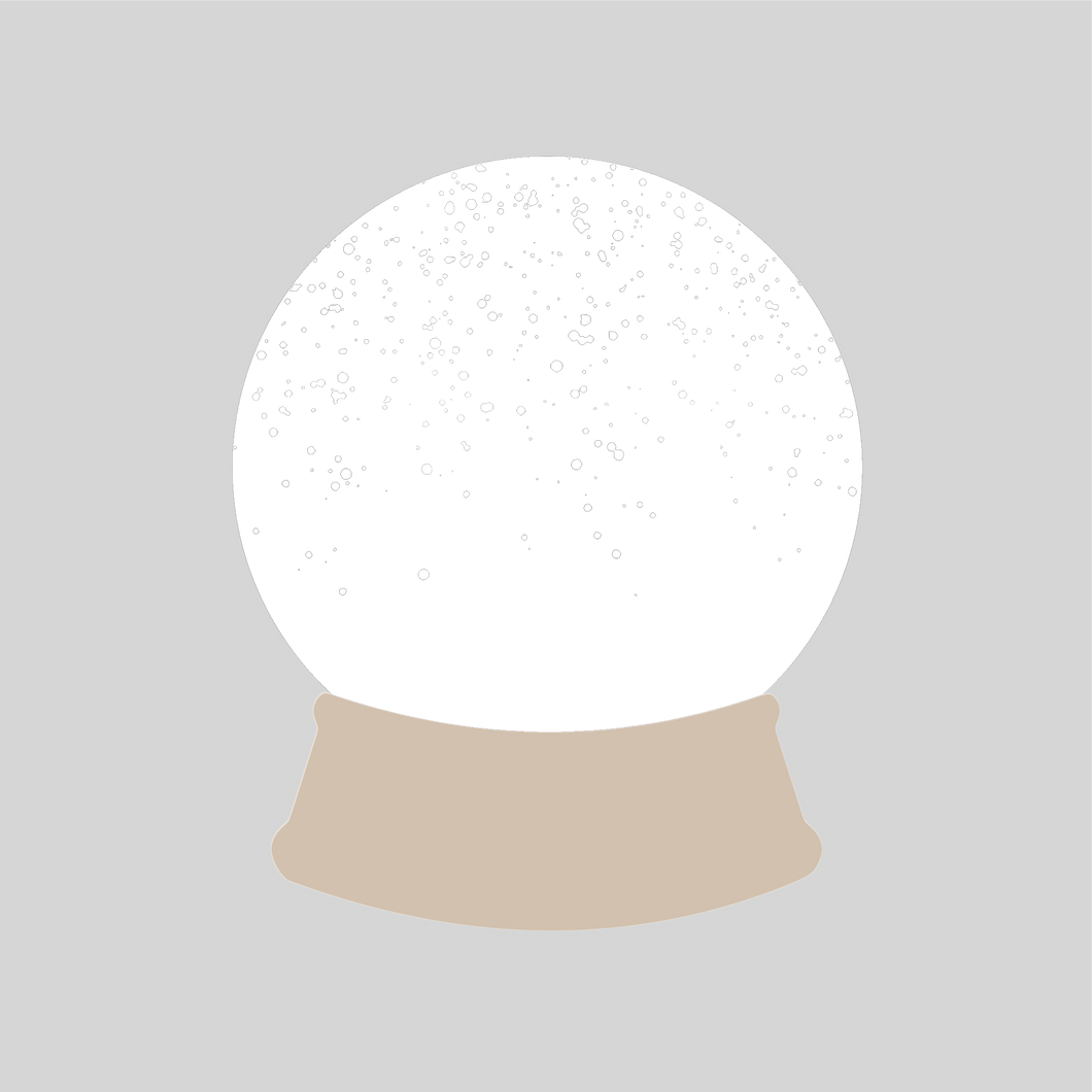 Snow Globe Decoration - Family Portrait + add your own text *LIMITED AVAILABILITY EACH MONTH* OUT OF STOCK