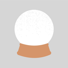 Load image into Gallery viewer, Snow Globe Decoration - Family Portrait + add your own text *LIMITED AVAILABILITY EACH MONTH* OUT OF STOCK
