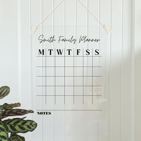 Wall Planner Layout 5 - Change your colour