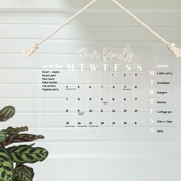 Wall Planner Layout 8 - Change your colour
