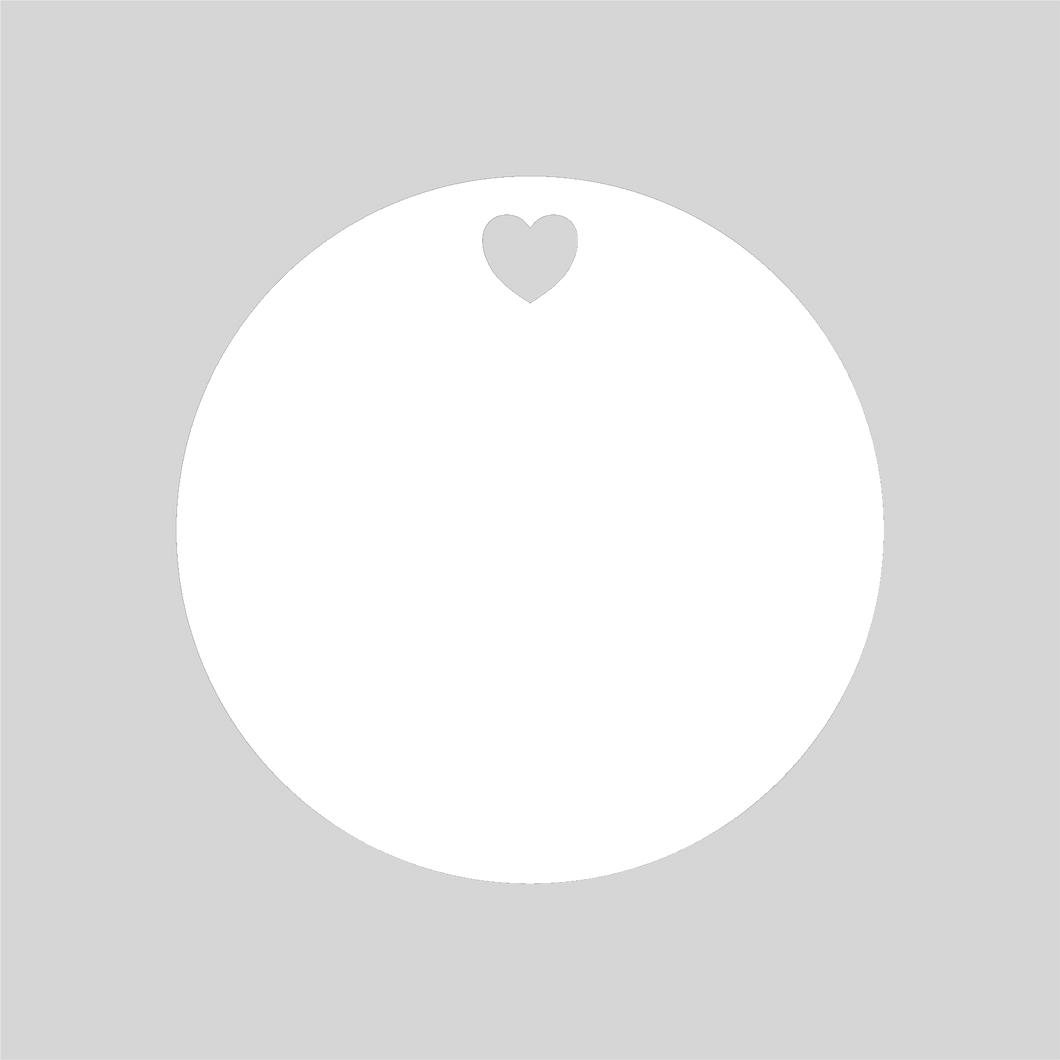 Minimalist Heart Decoration - Add a name