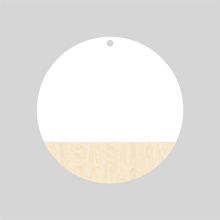Load image into Gallery viewer, Round Decoration Wooden - Add a photo + text
