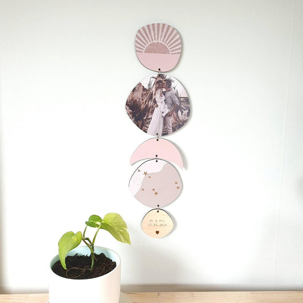 Boho Wall Hanging - Add your own photo + text