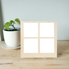 Load image into Gallery viewer, Square Photo Wall Hanging - Add your own photos + text
