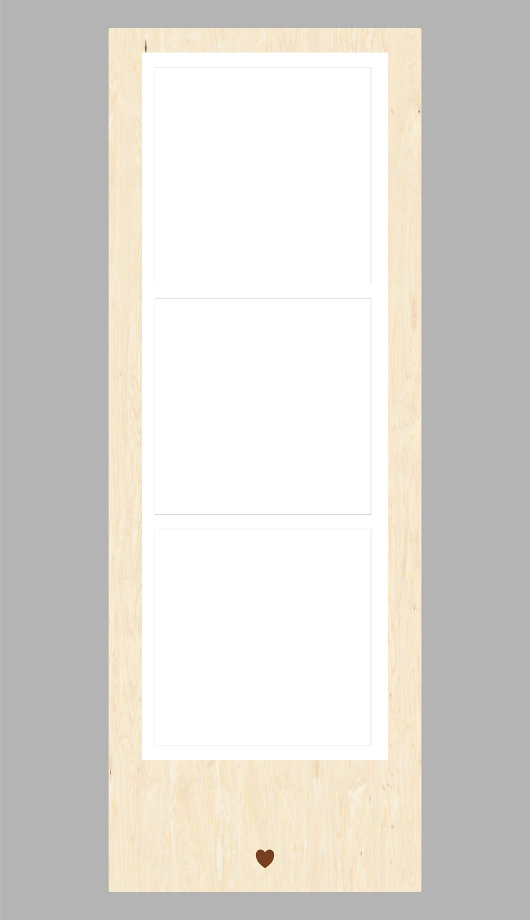 Rectangular Photo Wall Hanging - Add your own photos + text