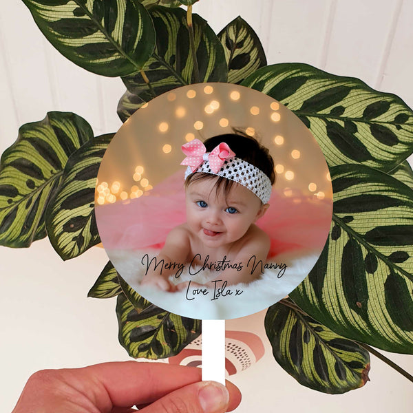 Personalised Plant Stake - Add your own image + message