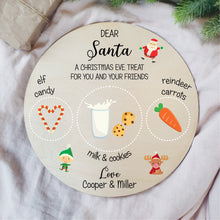Load image into Gallery viewer, Santa Plate - Round
